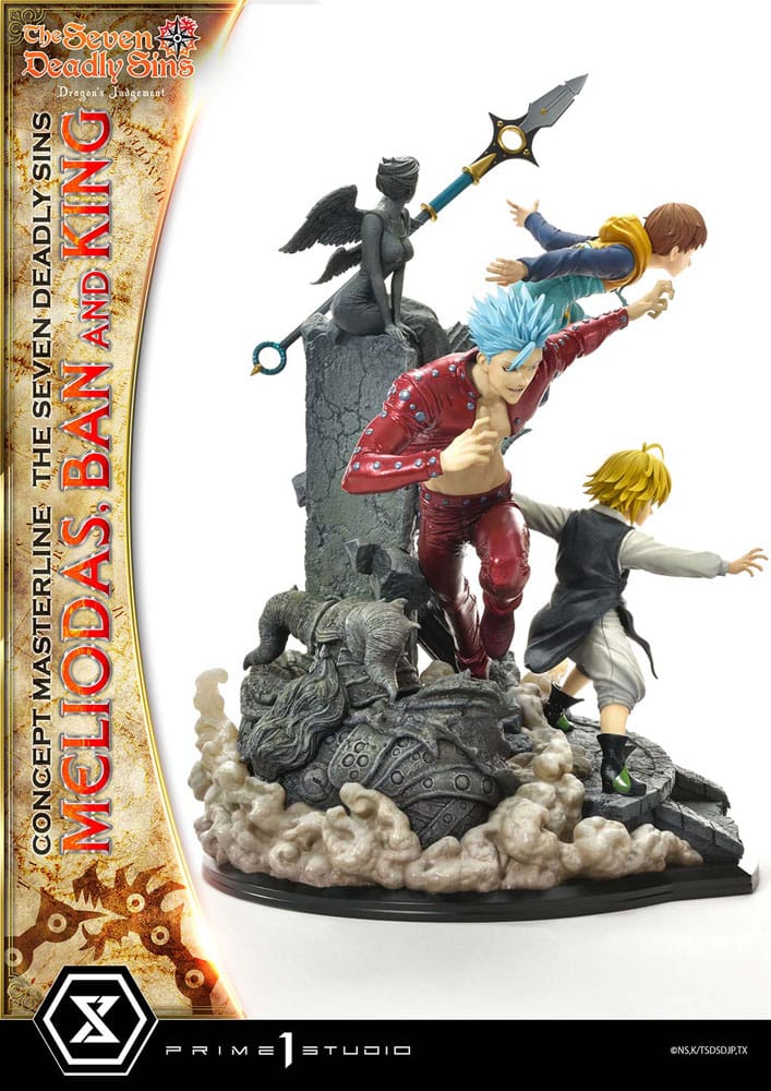 Meliodas, Ban and King (Seven Deadly Sins) Concept Masterline Series