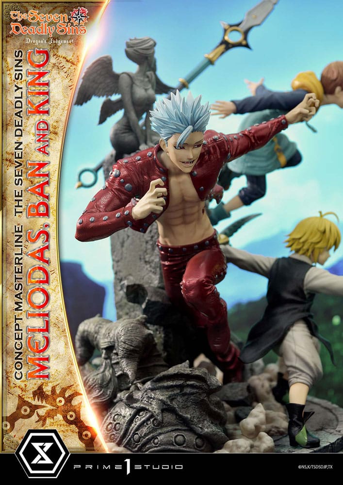 Meliodas, Ban and King (Seven Deadly Sins) Concept Masterline Series