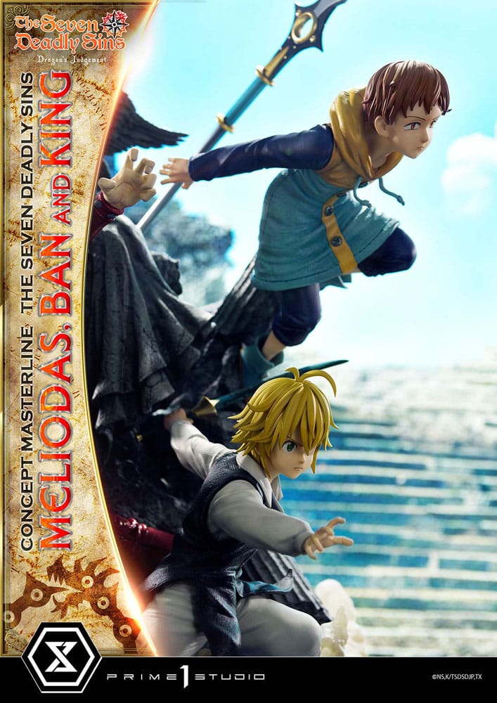 Meliodas, Ban and King (Seven Deadly Sins) Concept Masterline Series