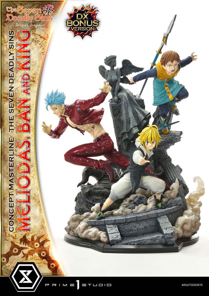 Meliodas, Ban and King (Seven Deadly Sins) Concept Masterline Series Deluxe Bonus Version