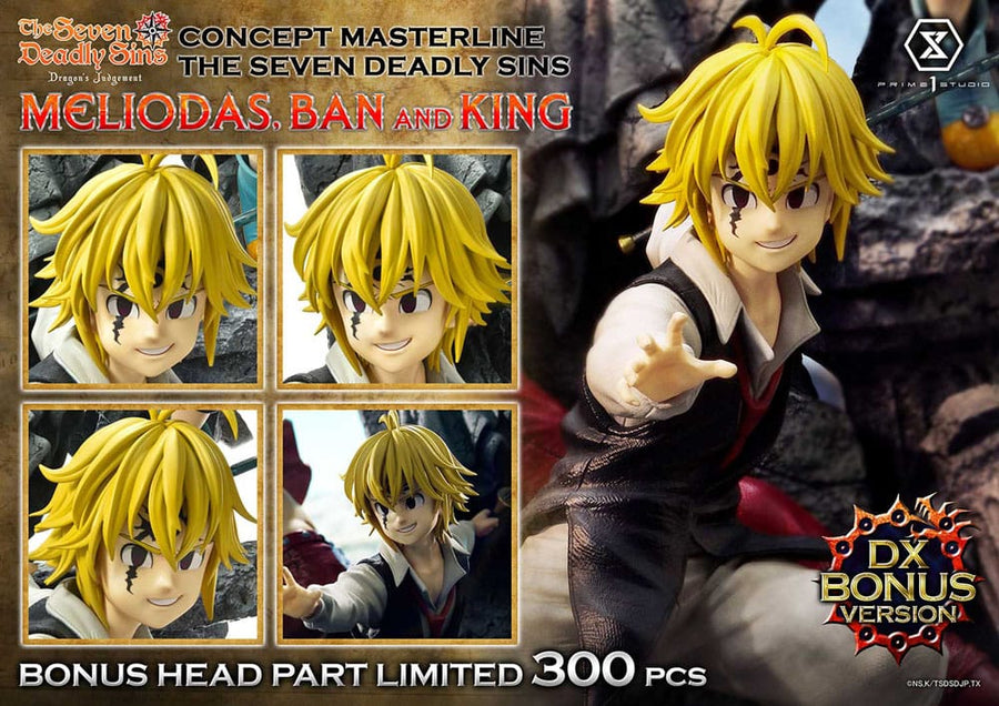 Meliodas, Ban and King (Seven Deadly Sins) Concept Masterline Series Deluxe Bonus Version