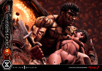 Berserk Ultimate Legacy Art Kentaro Miura Statue 1/4 Guts & Casca 72 cm