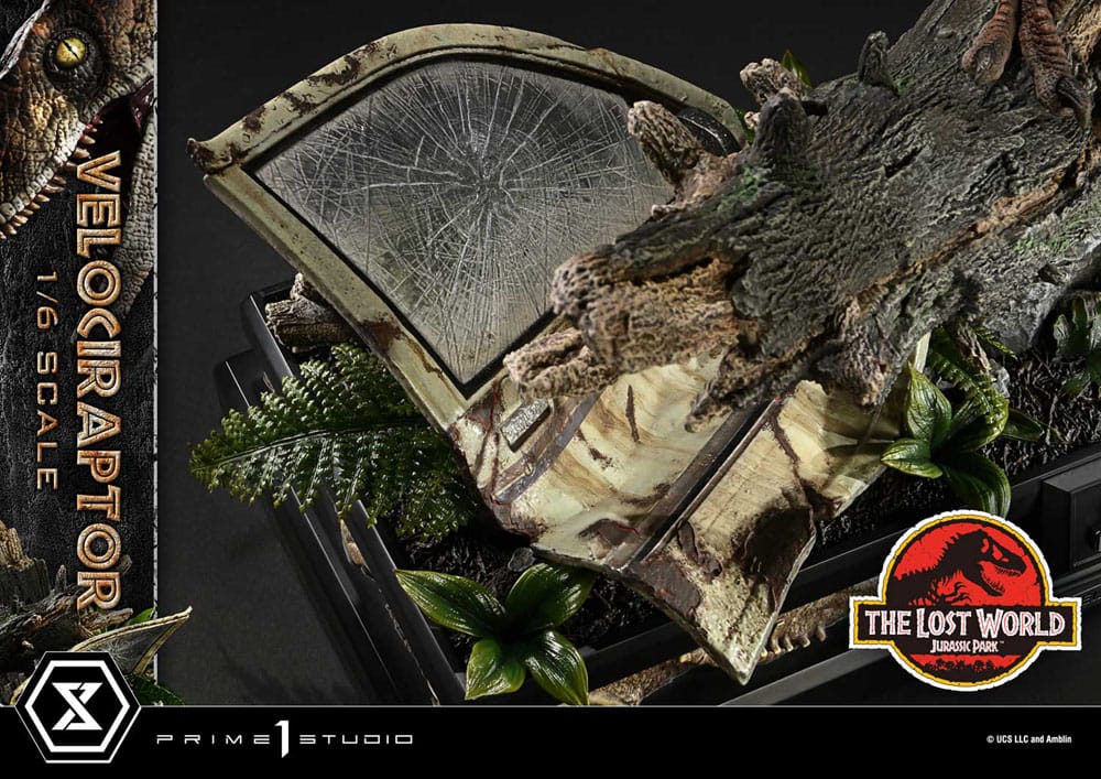 Jurassic Park II Legacy Museum Collection Statue 1/6 Velociraptor Bonus Version 41 cm
