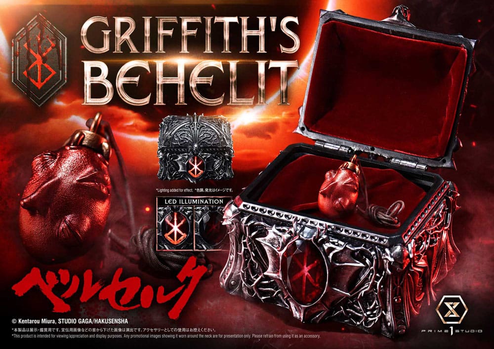 Berserk Life Scale Statue Griffith's Behelit 6 cm