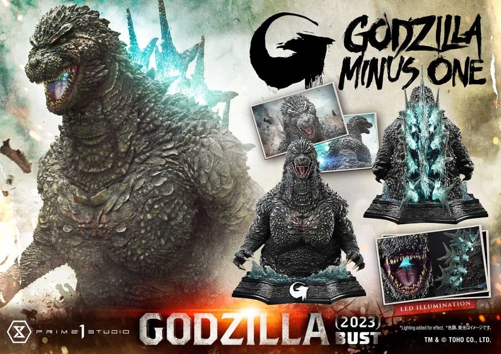 Godzilla Minus One (Film) Life Size Bust 1/1 Godzilla (2023) Bonus Ver. 87 cm