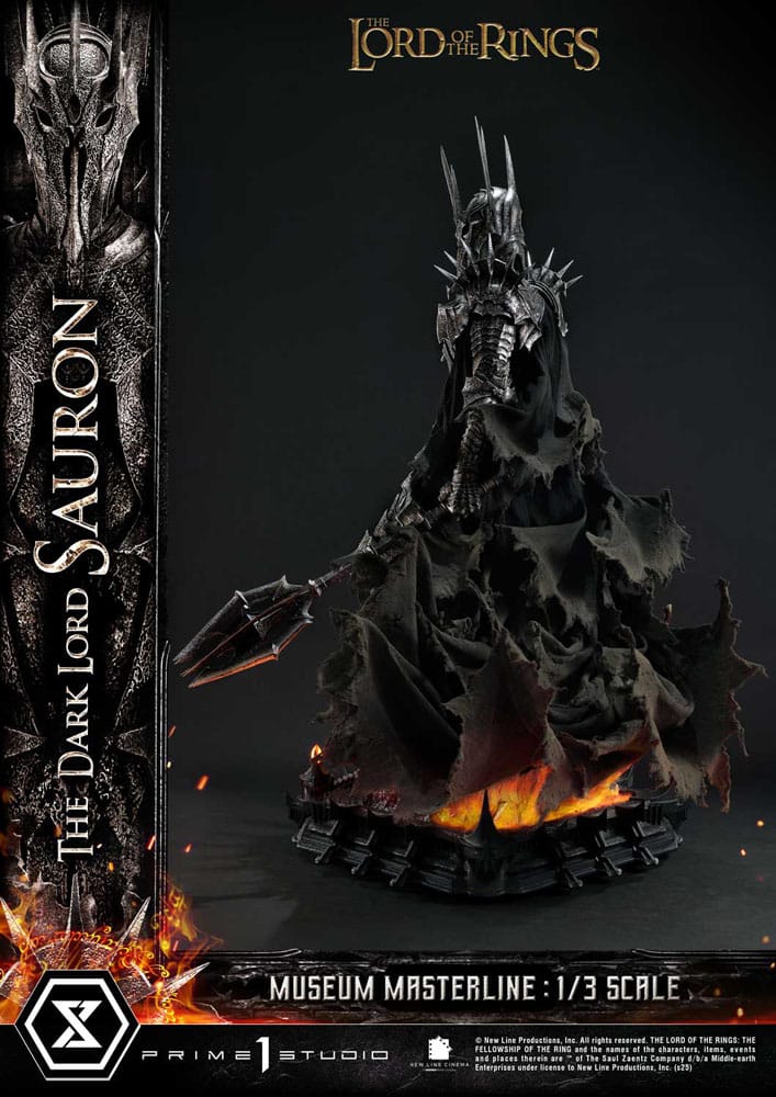 Lord of the Rings Museum Masterline Series Statue 1/3 The Dark Lord Sauron Bonus Version 117 cm