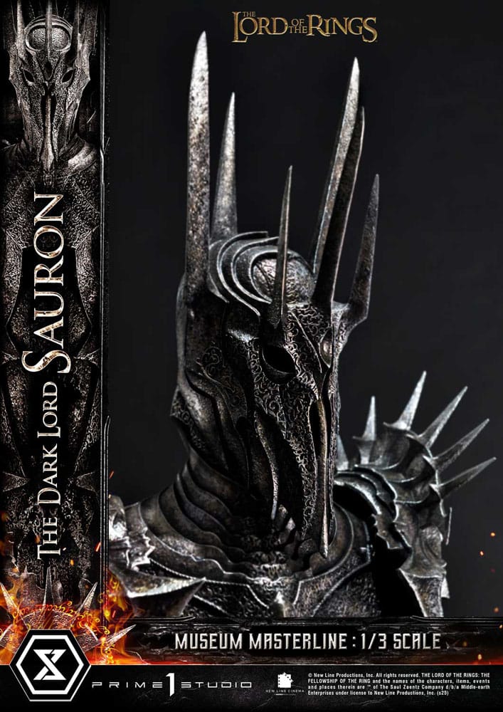 Lord of the Rings Museum Masterline Series Statue 1/3 The Dark Lord Sauron Bonus Version 117 cm
