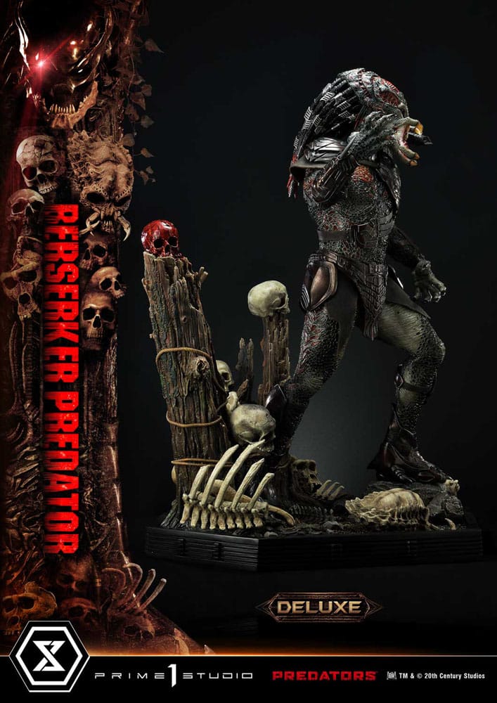 Predators Statue Berserker Predator Deluxe Version 100 cm