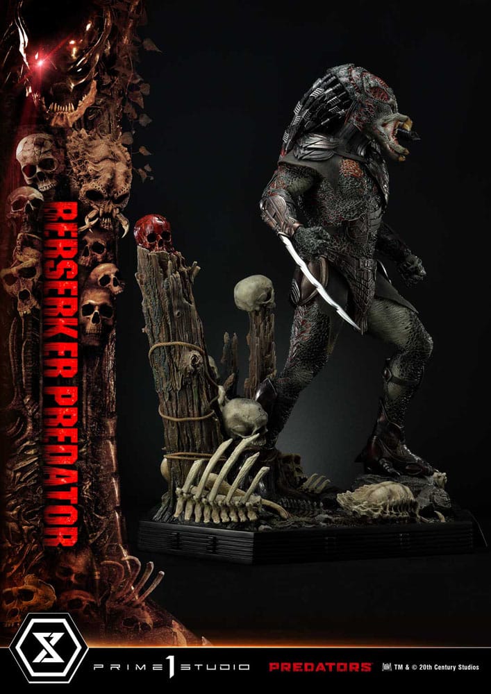 Predators Statue Berserker Predator Deluxe Version 100 cm