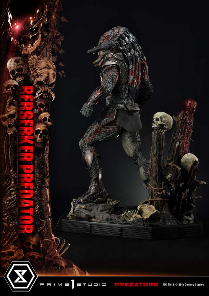 Predators Statue Berserker Predator Deluxe Version 100 cm