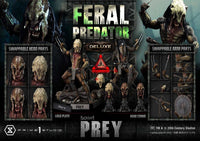 Prey (Movie) Museum Masterline Series Statue 1/3 Feral Predator Deluxe Version 89 cm