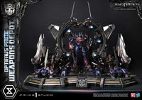 Transformers: Dark of the Moon (Film) Museum Masterline Statue Optimus Prime Weapons Depot Bonus Version 127 cm