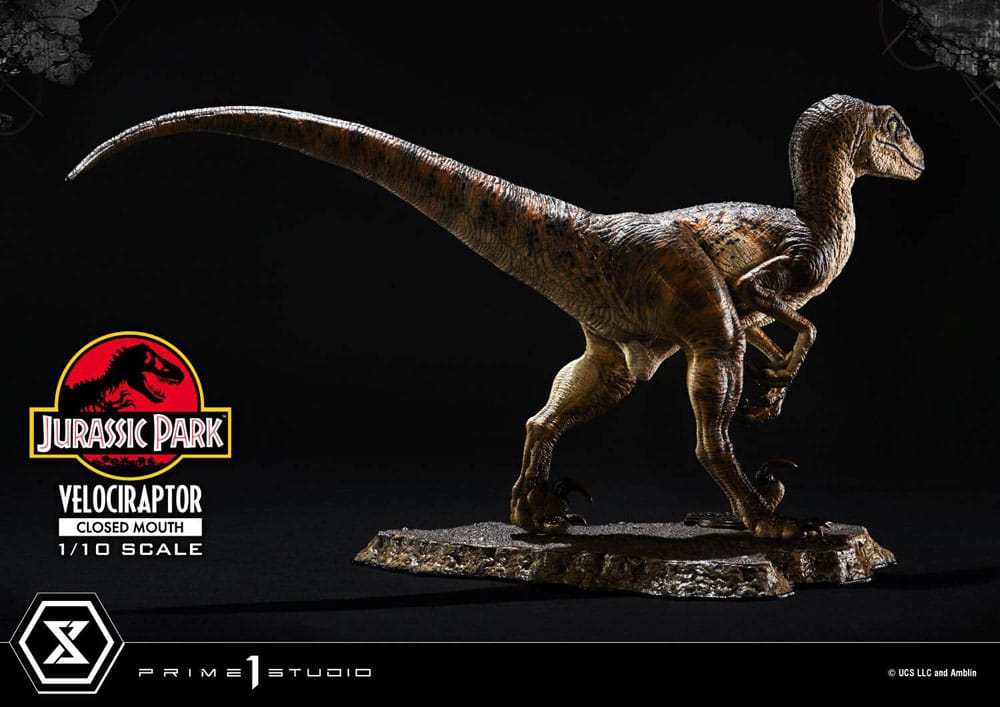 Jurassic Park - Prime Collectibles Statue 1/10 - Velociraptor Closed Mouth