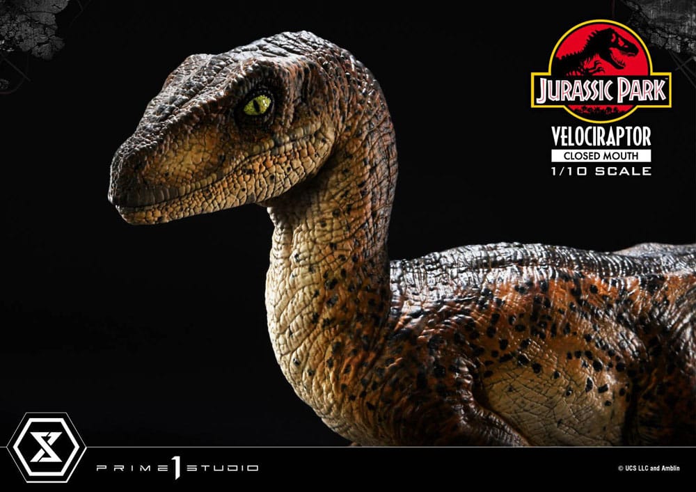 Jurassic Park - Prime Collectibles Statue 1/10 - Velociraptor Closed Mouth