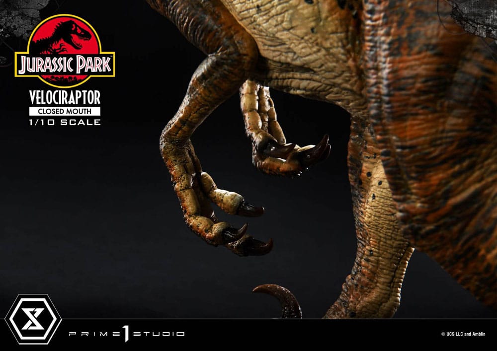 Jurassic Park - Prime Collectibles Statue 1/10 - Velociraptor Closed Mouth