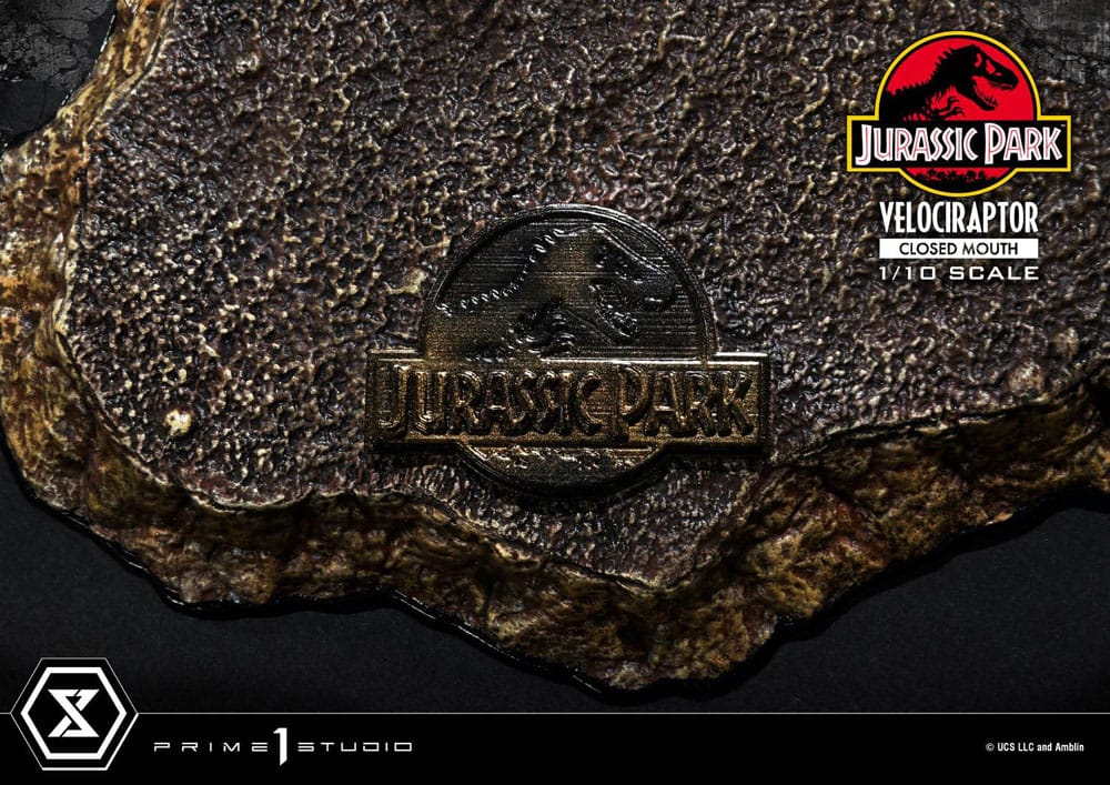 Jurassic Park - Prime Collectibles Statue 1/10 - Velociraptor Closed Mouth