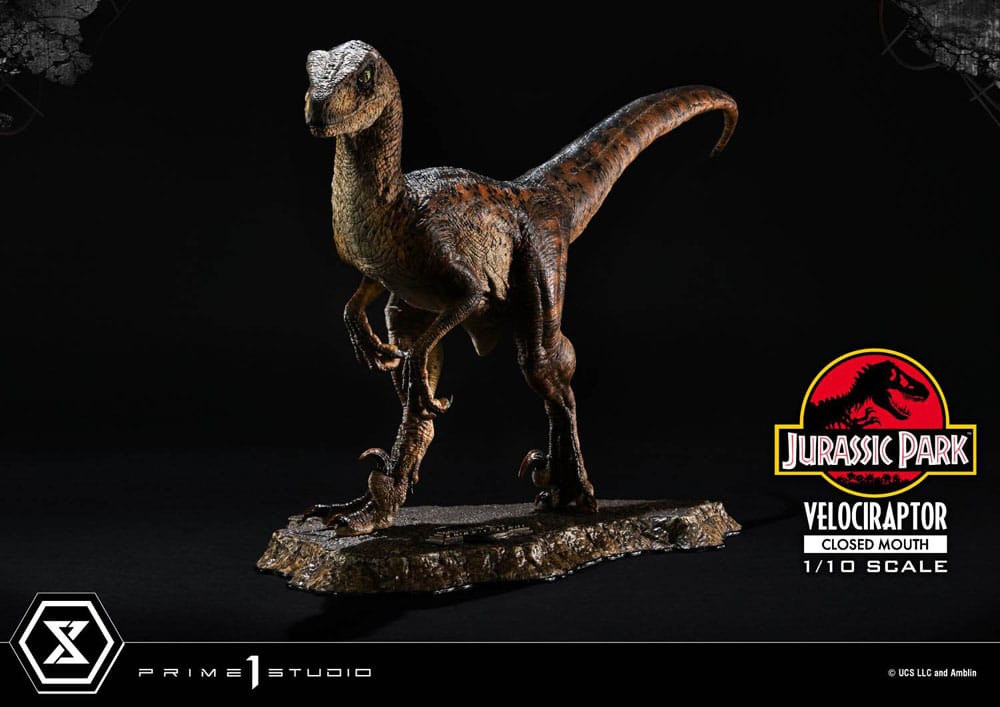 Jurassic Park - Prime Collectibles Statue 1/10 - Velociraptor Closed Mouth