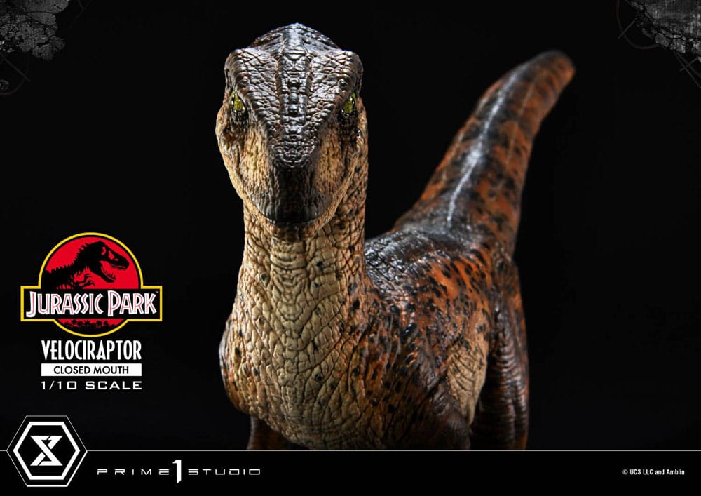 Jurassic Park - Prime Collectibles Statue 1/10 - Velociraptor Closed Mouth