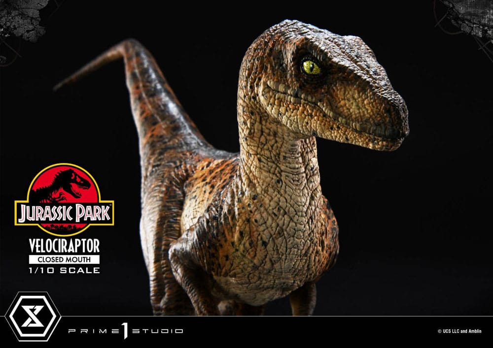 Jurassic Park - Prime Collectibles Statue 1/10 - Velociraptor Closed Mouth