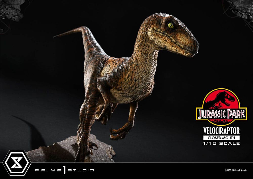 Jurassic Park - Prime Collectibles Statue 1/10 - Velociraptor Closed Mouth