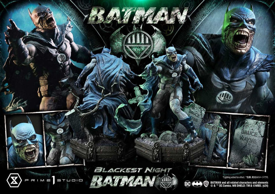 DC Comics - Batman Premium Masterline Series Statue - Batman Blackest Night Version
