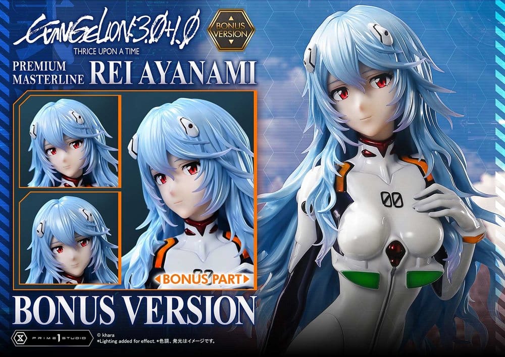 Evangelion: 3.0 + 1.0 Thrice Upon A Time Premium Masterline Series Statue 1/4 Rei Ayanami Bonus Ver. 46 cm