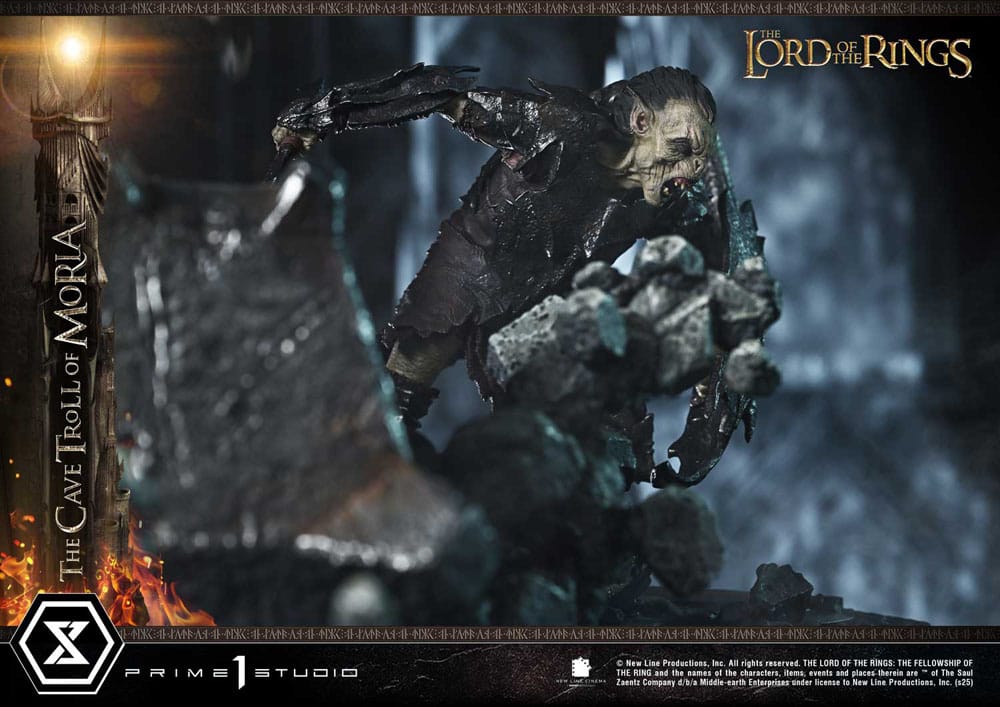 The Lord of the Rings Premium Masterline Series Statue 1/6 Cave Troll of Moria Bonus Version 91 cm