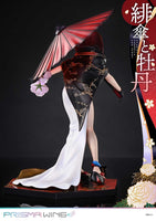 Original Illustration by Fuzichoco Prisma Wing PVC Statue 1/7 Scarlet Umbrella And Peony 28 cm