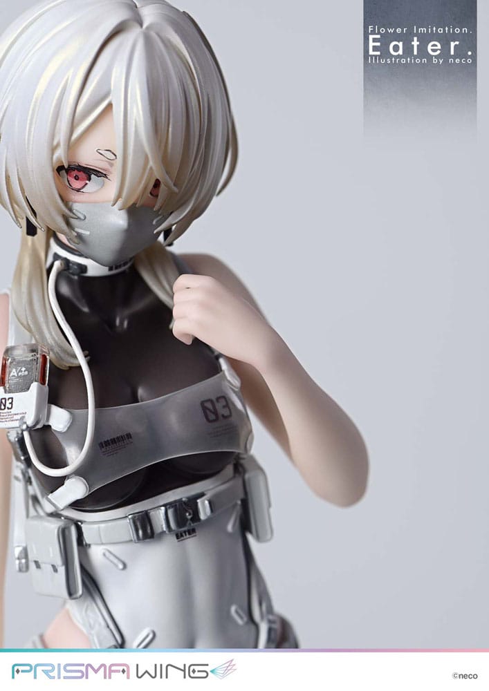 Flower Imitation Prisma Wing PVC Statue 1/7 Eater Illustration by neco 32 cm