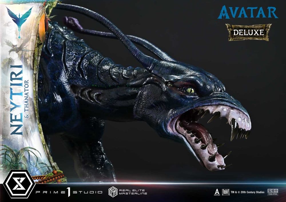 Avatar (Film) Real Elite Masterline Series Statue 1/4 Neytiri & Thanator Deluxe Bonus Version 75 cm