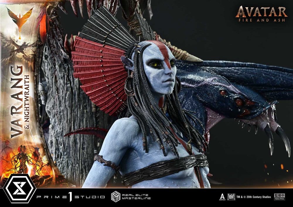 Avatar: Fire and Ash (Film) Real Elite Masterline Series Statue 1/4 Varang & Nightwraith Avatar Legacy Collection 96 cm