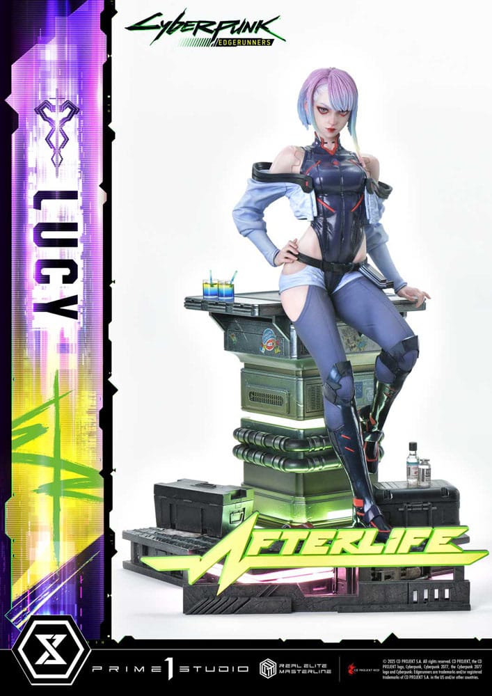 Cyberpunk: Edgerunners Real Elite Masterline Series Statue 1/4 Lucy Deluxe Version 50 cm