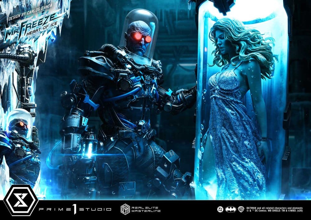 DC Comics Real Elite Masterline Series Statue 1/3 Batman (Comics) Mr. Freeze Heart of Ice (Design by Carlos D'Anda) Deluxe Version 82 cm