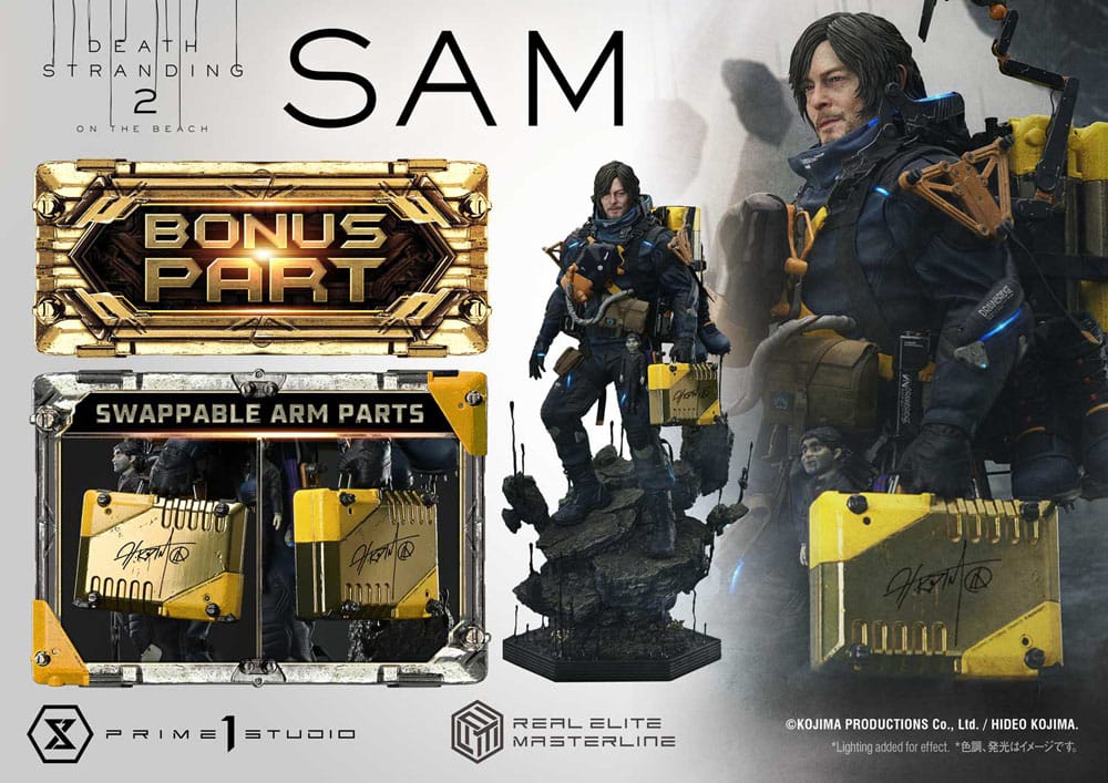 Death Stranding 2: On the Beach Real Elite Masterline Series Statue 1/3 Sam Deluxe Bonus Version 83 cm