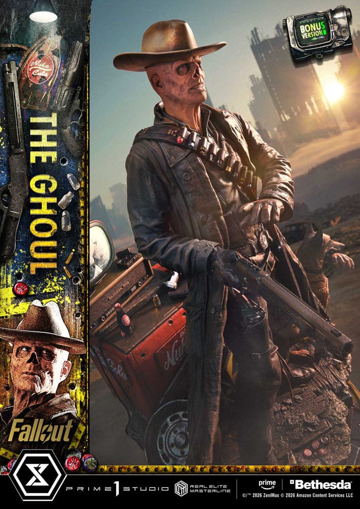 Fallout (TV Series) Real Elite Masterline Series Statue 1/4 The Ghoul DX Bonus Version 64 cm