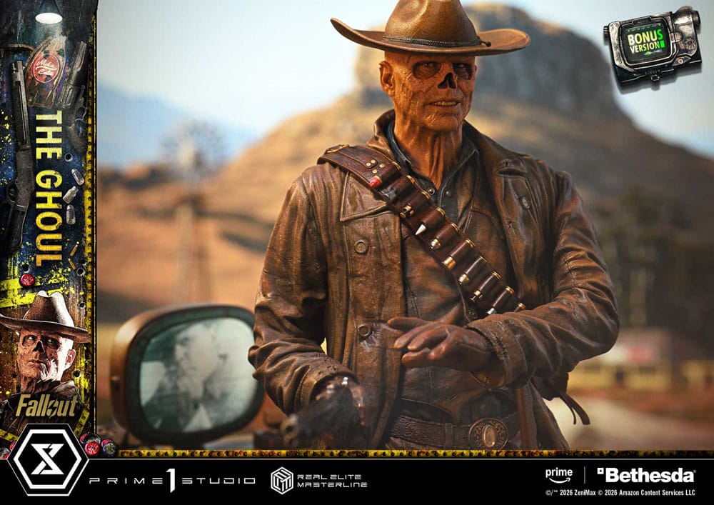 Fallout (TV Series) Real Elite Masterline Series Statue 1/4 The Ghoul DX Bonus Version 64 cm