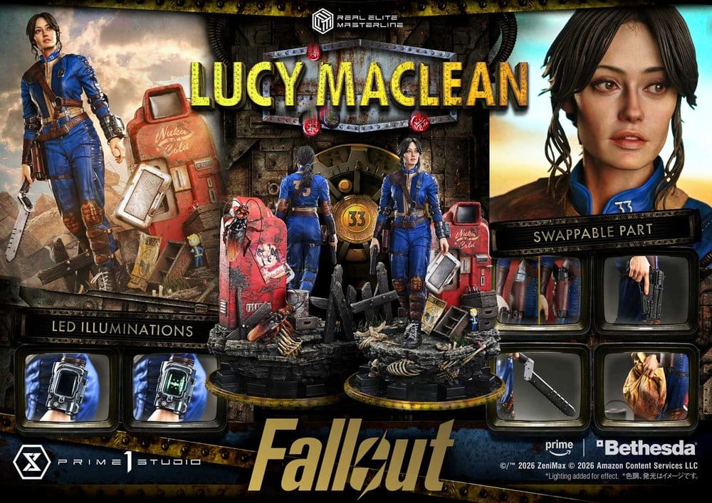 Fallout (TV Series) Real Elite Masterline Series Statue 1/4 Lucy MacLean Bonus Version 59 cm