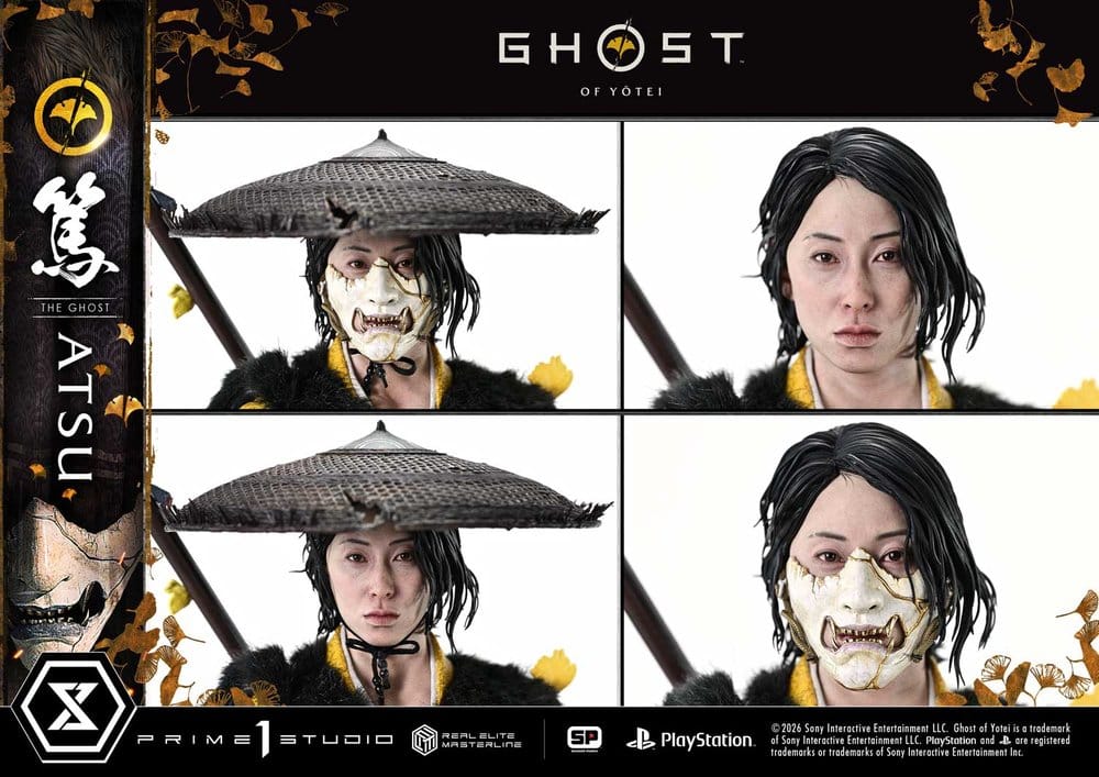 Ghost of Yotei Real Elite Masterline Statue 1/4 Atsu 59 cm