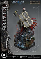 God of War: Ragnarok Real Elite Masterline Series Statue 1/3 Kratos Ultimate Bonus Version 95 cm