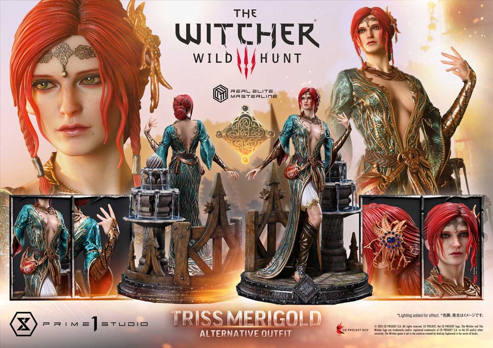 The Witcher 3: Wild Hunt Real Elite Masterline Series Statue 1/4 Triss Merigold Bonus Version 52 cm