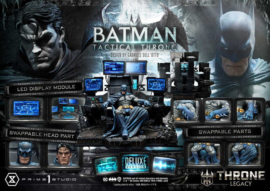DC Comics - Throne Legacy Collection Statue 1/3 - Batman Tactical Throne Deluxe Version