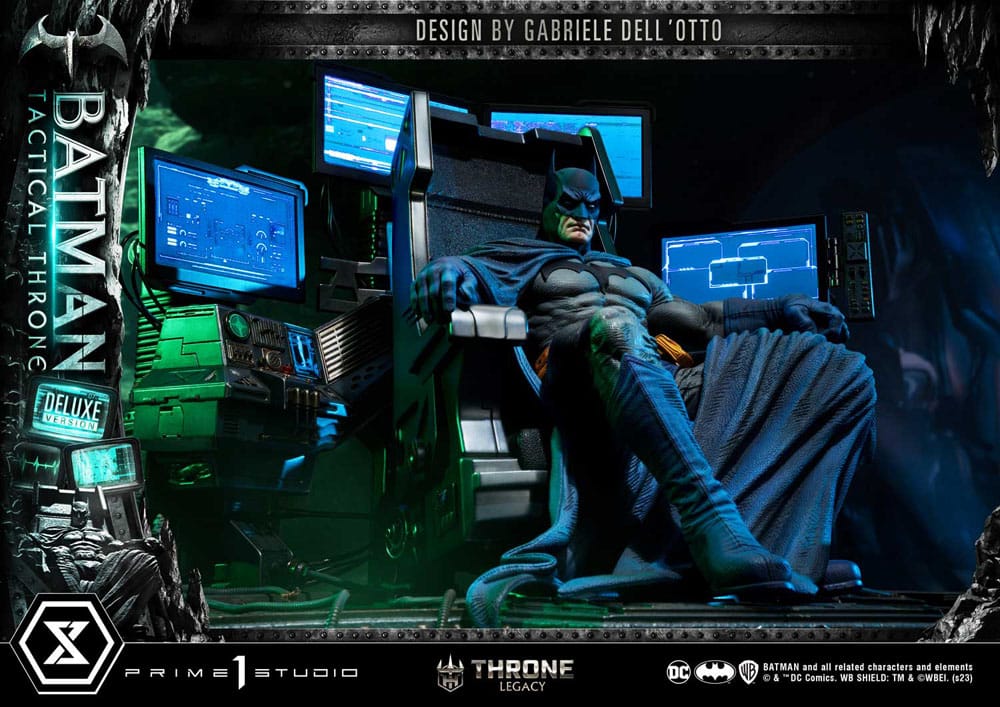 DC Comics - Throne Legacy Collection Statue 1/3 - Batman Tactical Throne Deluxe Version
