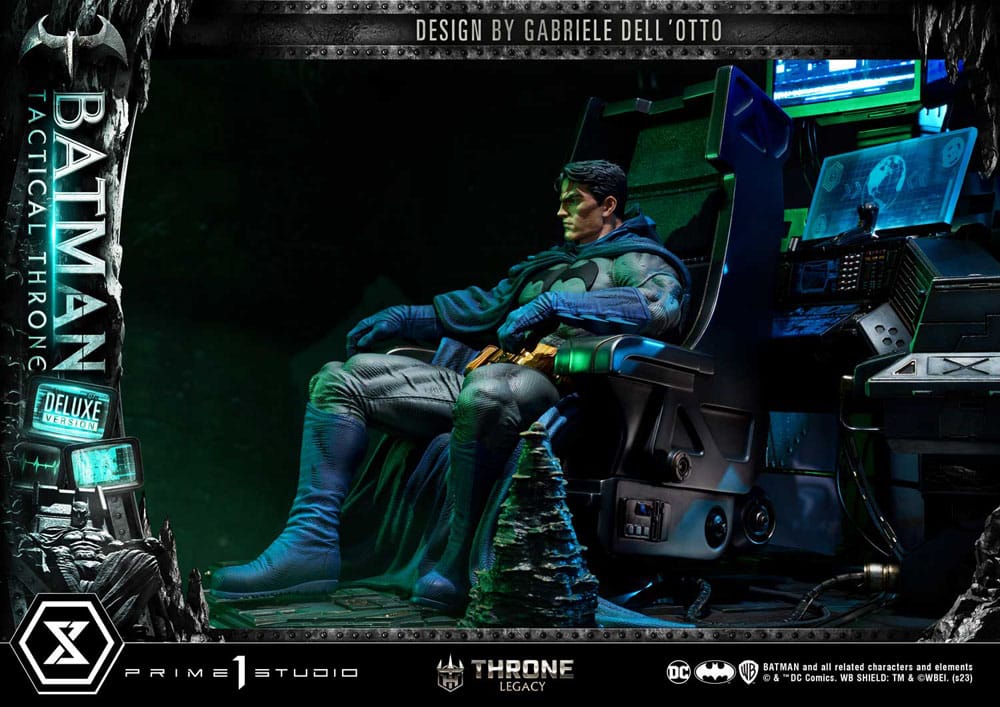 DC Comics - Throne Legacy Collection Statue 1/3 - Batman Tactical Throne Deluxe Version