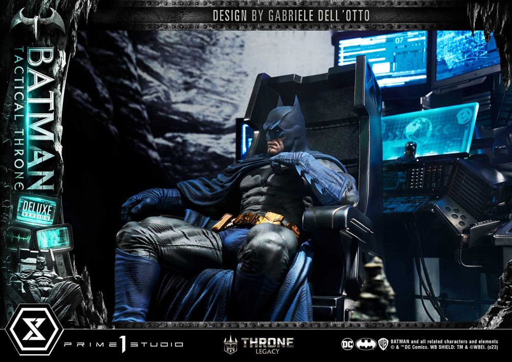 DC Comics - Throne Legacy Collection Statue 1/3 - Batman Tactical Throne Deluxe Version