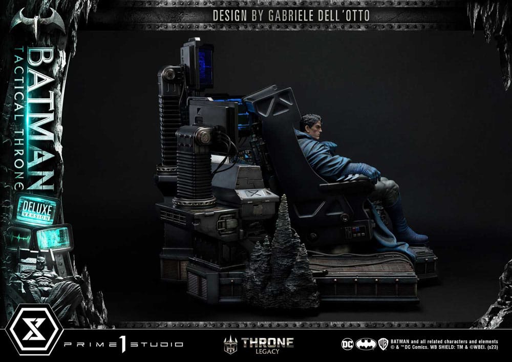 DC Comics - Throne Legacy Collection Statue 1/3 - Batman Tactical Throne Deluxe Version