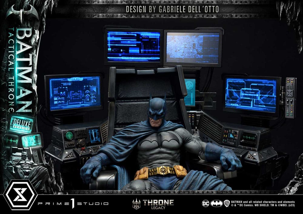 DC Comics - Throne Legacy Collection Statue 1/3 - Batman Tactical Throne Deluxe Version