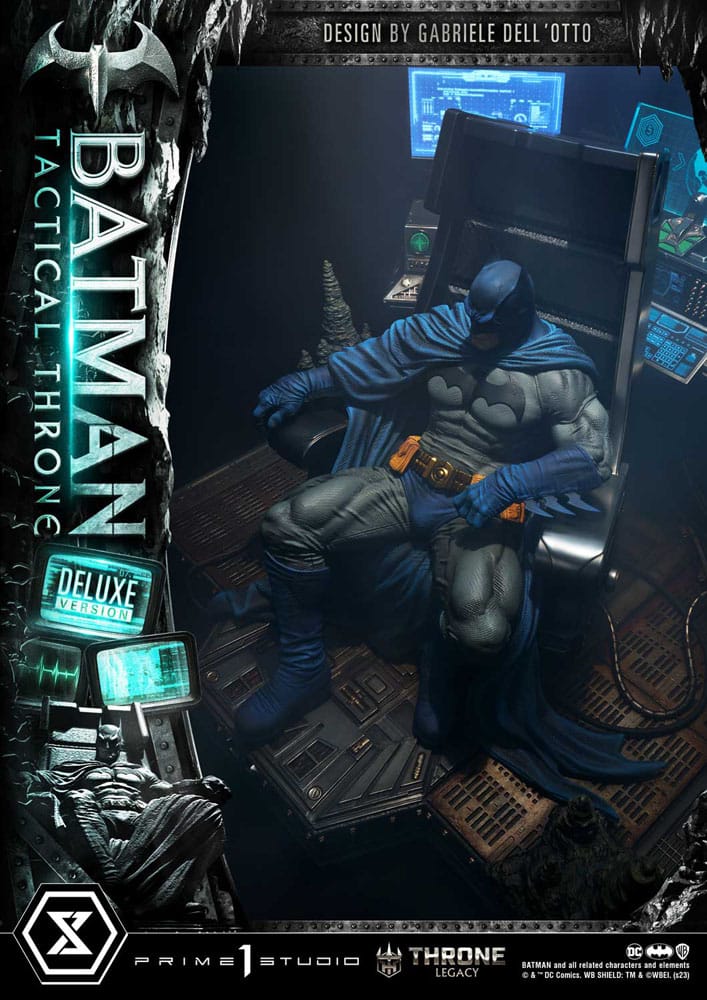 DC Comics - Throne Legacy Collection Statue 1/3 - Batman Tactical Throne Deluxe Version