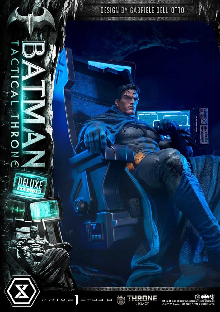 DC Comics - Throne Legacy Collection Statue 1/3 - Batman Tactical Throne Deluxe Version