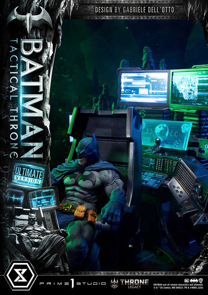 DC Comics - Throne Legacy Collection Statue 1/3 - Batman Tactical Throne Ultimate Version