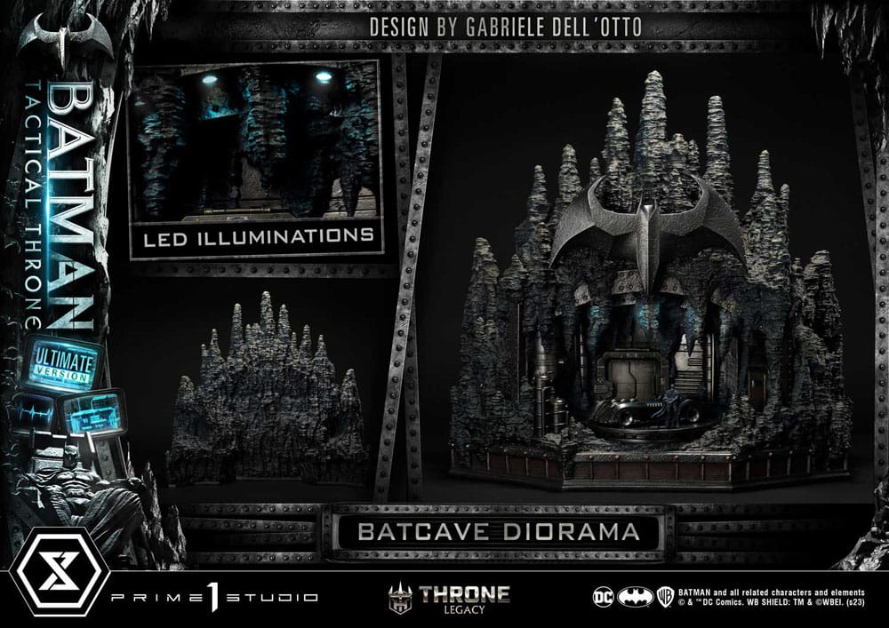 DC Comics - Throne Legacy Collection Statue 1/3 - Batman Tactical Throne Ultimate Bonus Version